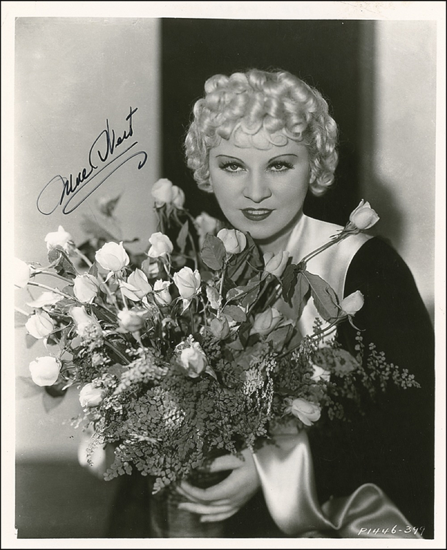 Lot 1058 Mae West Signed Photograph
