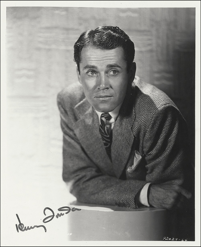 Lot 886 Henry Fonda Signed Photograph