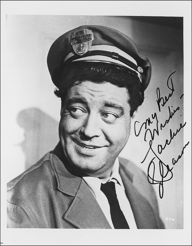 Lot 894 Jackie Gleason Signed Photograph