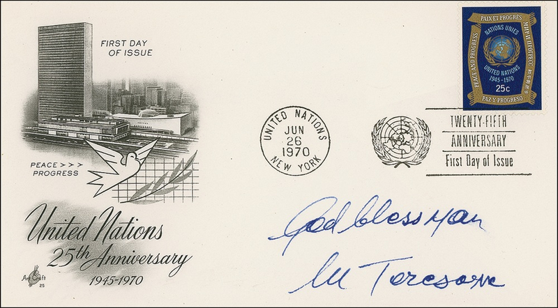Lot 267 Mother Teresa First Day Cover