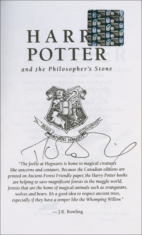 Lot 627 J. K. Rowling Book