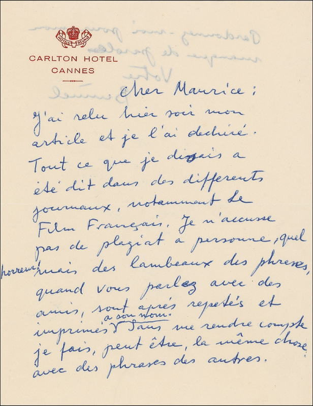 Lot 843 Luis Bunuel: Scarce offering from avant-garde director Bunuel