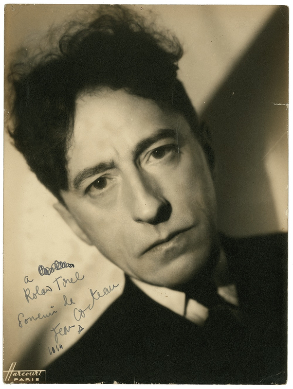 Lot 553 Jean Cocteau Signed Photograph