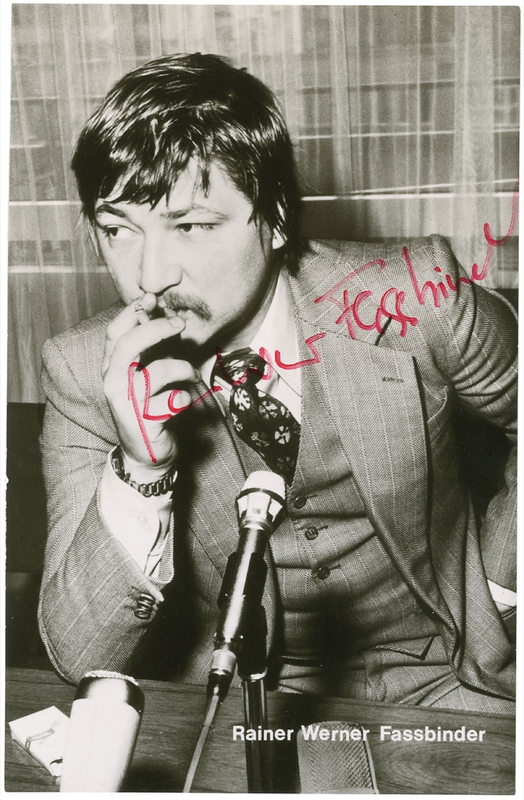 Lot 880 Rainer Werner Fassbinder Signed Photograph