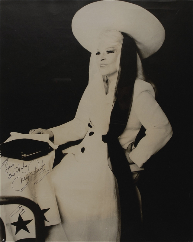 Lot 1059 Mae West Signed Photograph