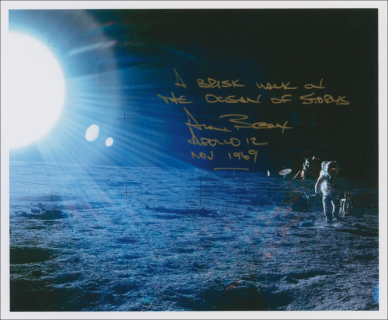 Lot 453 Alan Bean Signed Photograph