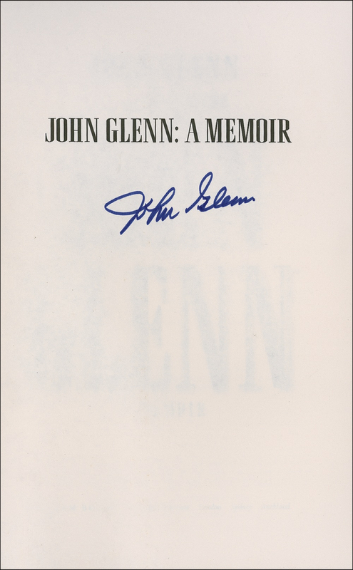 Lot 479 John Glenn Book