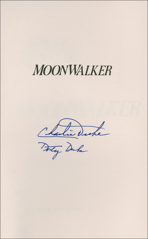 Lot 471 Charlie Duke Book