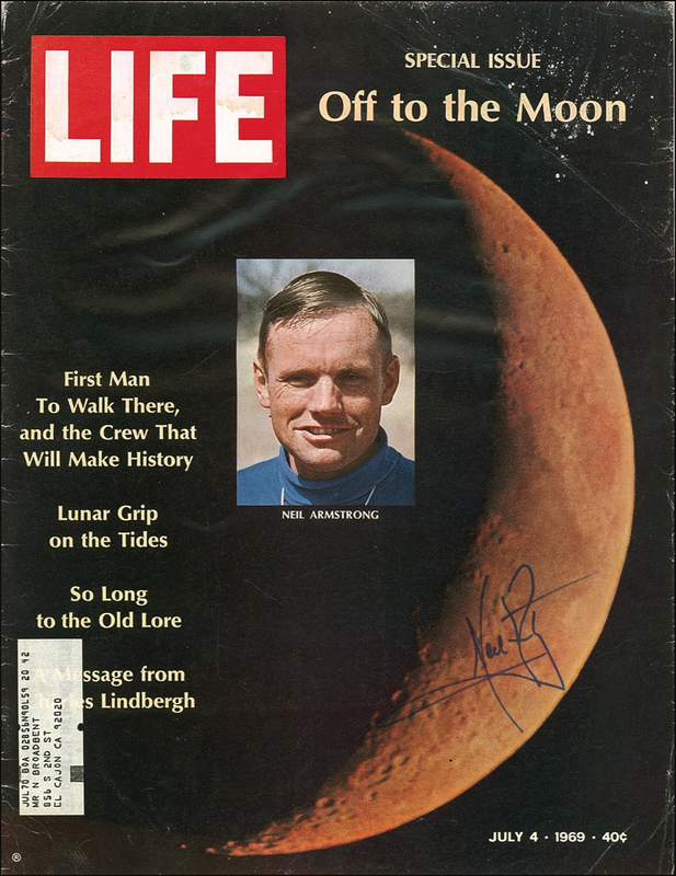 Lot 446 Neil Armstrong Magazine