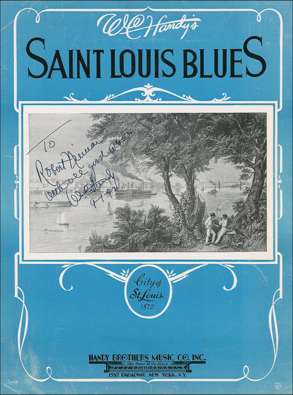 Lot 699 W. C. Handy Sheet Music