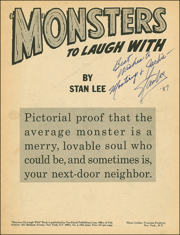 Lot 676 Stan Lee