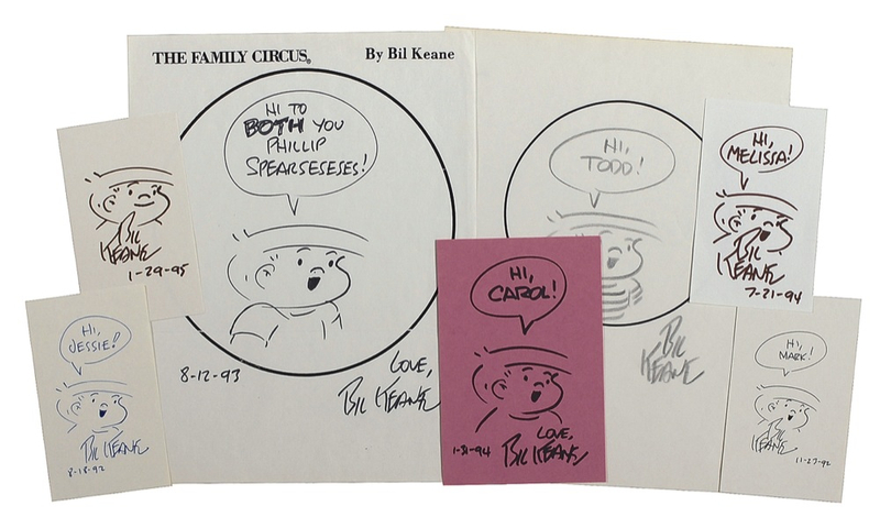 Lot 671 Bil Keane Sketches