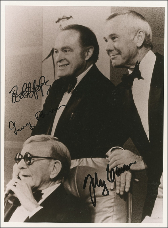 Lot 851 Carson, Hope, and Burns Signed Photograph