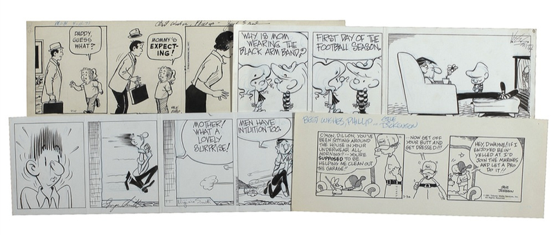 Lot 657 Comic Strips Group Lot