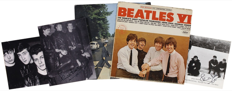 Lot 730 Beatles: Pete Best Signed Photographs