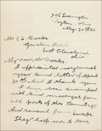 Lot #281 Annie Oakley: In a rare letter, the ailing sharpshooter faces her demise: “It is only lack of faith in our dear God that delays my recovery” - Image 1