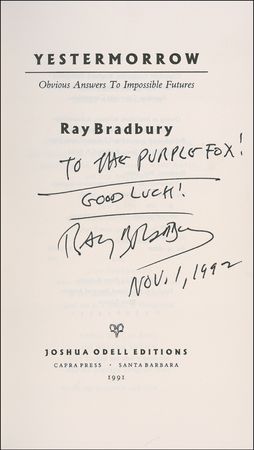 Lot #531 Ray Bradbury - Image 1