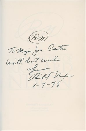 Lot #81 Richard Nixon Book - Image 1