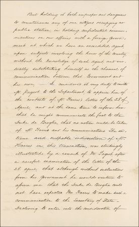 Lot #56 Andrew Jackson: Jackson hears of civilian?s ?improper and dangerous? communications with foreign governments - Image 2