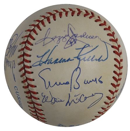 Lot #1100 Baseball: 500 Home Run Hitters Baseball - Image 1