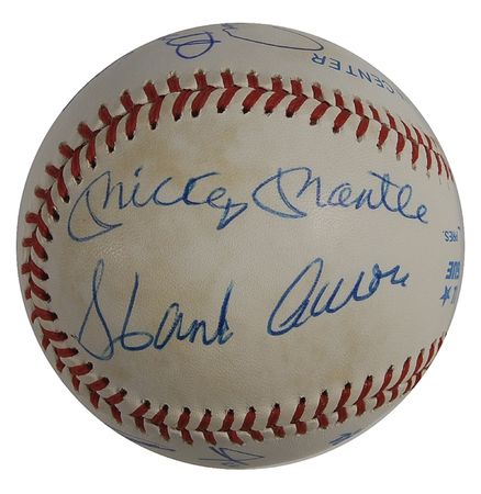 Lot #1100 Baseball: 500 Home Run Hitters Baseball - Image 2