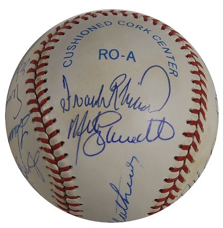 Lot #1100 Baseball: 500 Home Run Hitters Baseball - Image 3