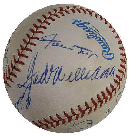 Lot #1100 Baseball: 500 Home Run Hitters Baseball - Image 4