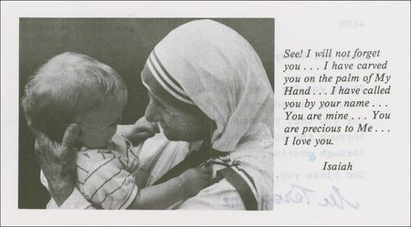 Lot #269 Mother Teresa Typed Letter Signed - Image 1