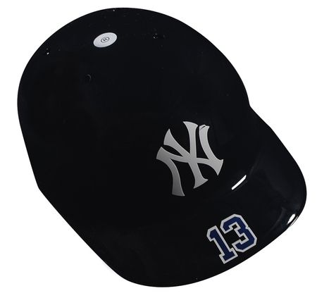 Lot #1217 Alex Rodriguez Baseball Helmet - Image 2