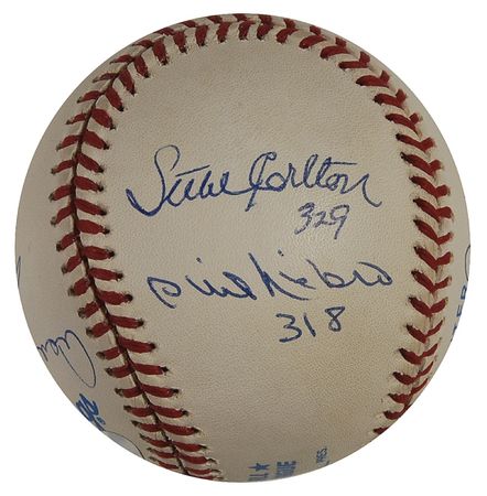 Lot #1097 Baseball: 300 Game Winners Baseball - Image 1