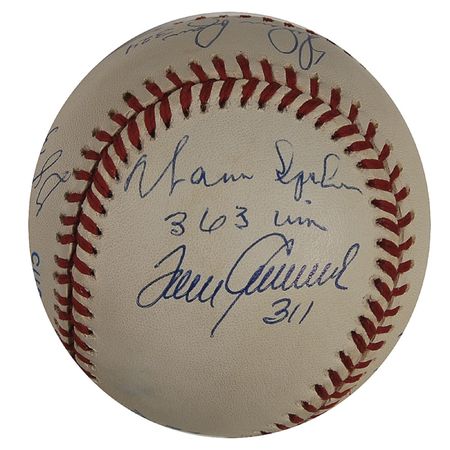 Lot #1097 Baseball: 300 Game Winners Baseball - Image 2