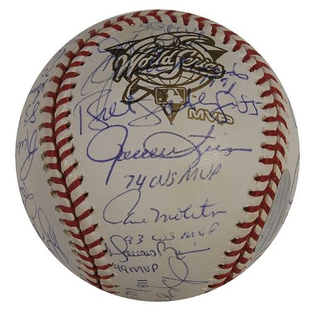 Lot #1103 Baseball: World Series MVPs Baseball - Image 1