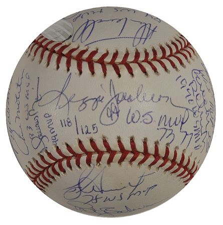 Lot #1103 Baseball: World Series MVPs Baseball - Image 2