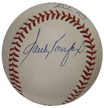 Lot #1093 Baseball Hall of Famers Baseball - Image 2