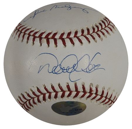 Lot #1159 Derek Jeter and Alex Rodriguez Baseball - Image 1