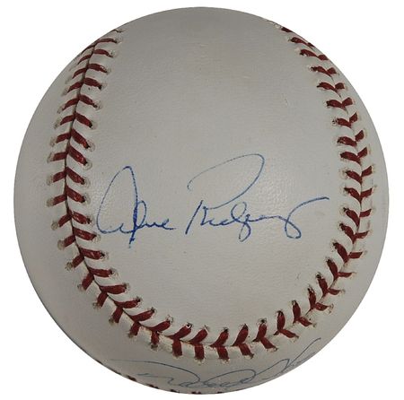 Lot #1159 Derek Jeter and Alex Rodriguez Baseball - Image 2