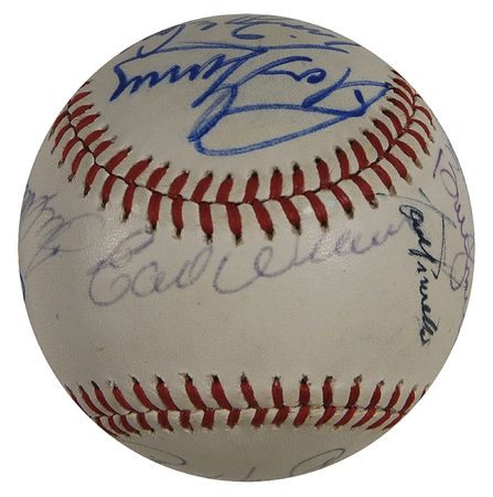 Lot #1091 Baseball Greats Baseball - Image 3