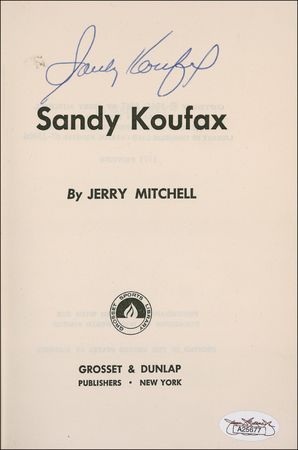 Lot #1174 Sandy Koufax Book - Image 1