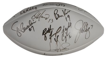 Lot #1147 Football Quarterbacks Football - Image 3