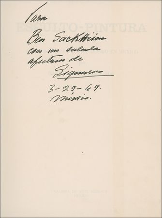 Lot #636 David Siqueiros Book - Image 1