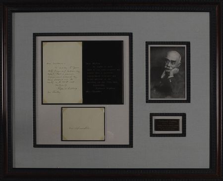 Lot #587 Rudyard Kipling Handwritten Letter Signed - Image 1