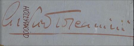 Lot #717 Arturo Toscanini Matchbook - Image 2