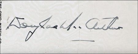 Lot #379 Douglas MacArthur Matchbook - Image 2