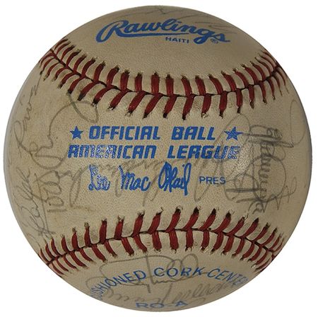 Lot #1090 Baltimore Orioles Baseball - Image 2