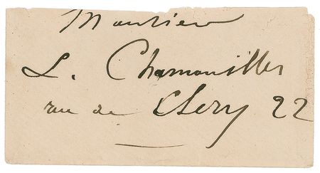 Lot #556 Camille Corot Handwritten Letter Signed - Image 2