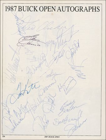 Lot #1225 Payne Stewart and Friends Program - Image 1