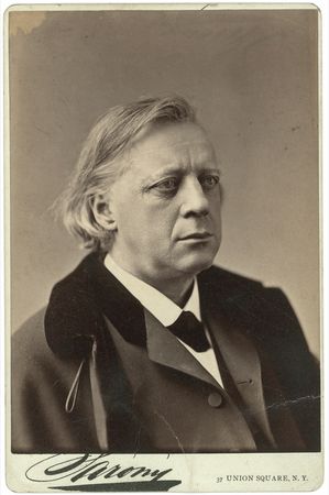 Lot #140 Henry Ward Beecher Signed Photograph - Image 1