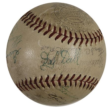 Lot #1131 Dizzy Dean and the Chicago Cubs Baseball - Image 3