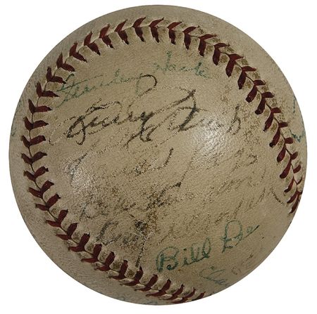 Lot #1131 Dizzy Dean and the Chicago Cubs Baseball - Image 5