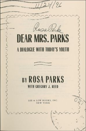 Lot #286 Rosa Parks Book - Image 1